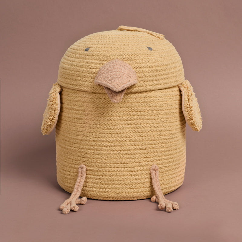 Lorena Canals Korb 'Charlie the Chicken' Ø25 x 30cm