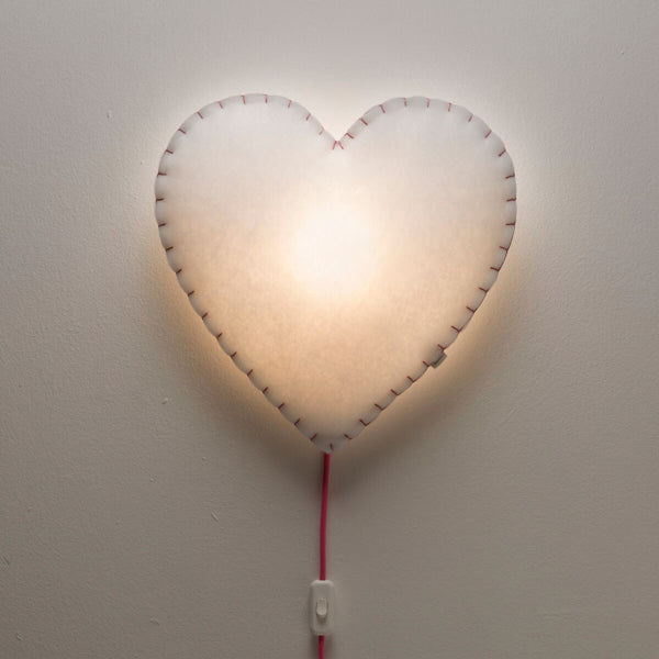 Buokids Wandlampe Softlight Nachtlicht Herz grau