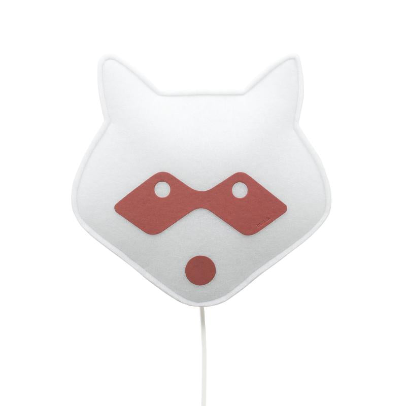 Buokids Wandlampe Softlight Nachtlicht Waschbär oder Fuchs orange