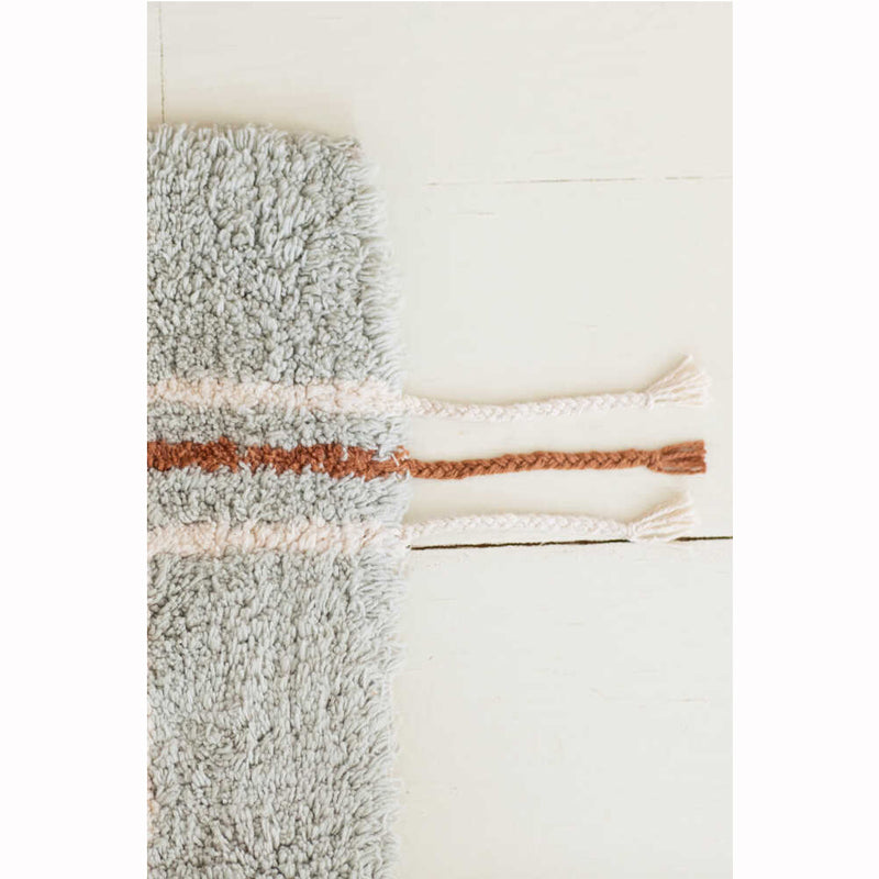 Lorena Canals waschbarer Teppich 'Cloth' blue sage 90x130cm