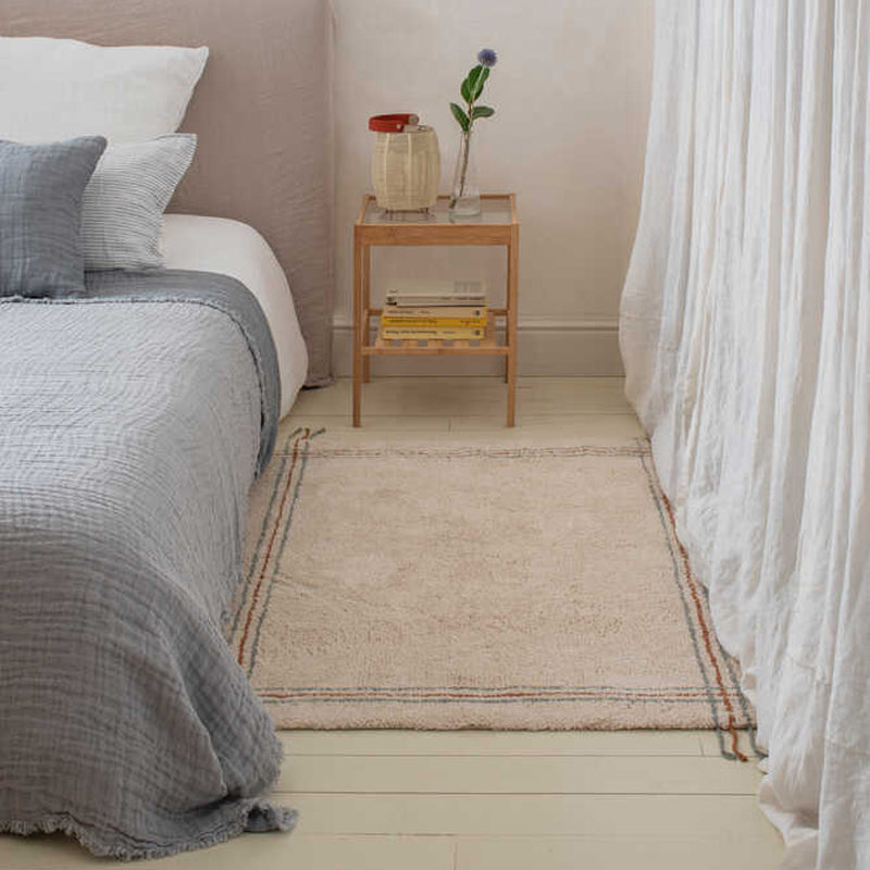 Lorena Canals waschbarer Teppich 'Cloth' natural 90x130cm