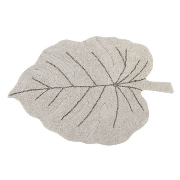 Lorena Canals waschbarer Teppich 'Monstera Leaf' in natur 120x180cm