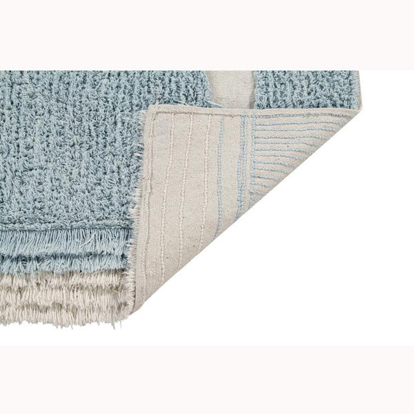 Lorena Canals waschbarer Teppich 'Ocean Shore' in hellblau/ 120x190cm