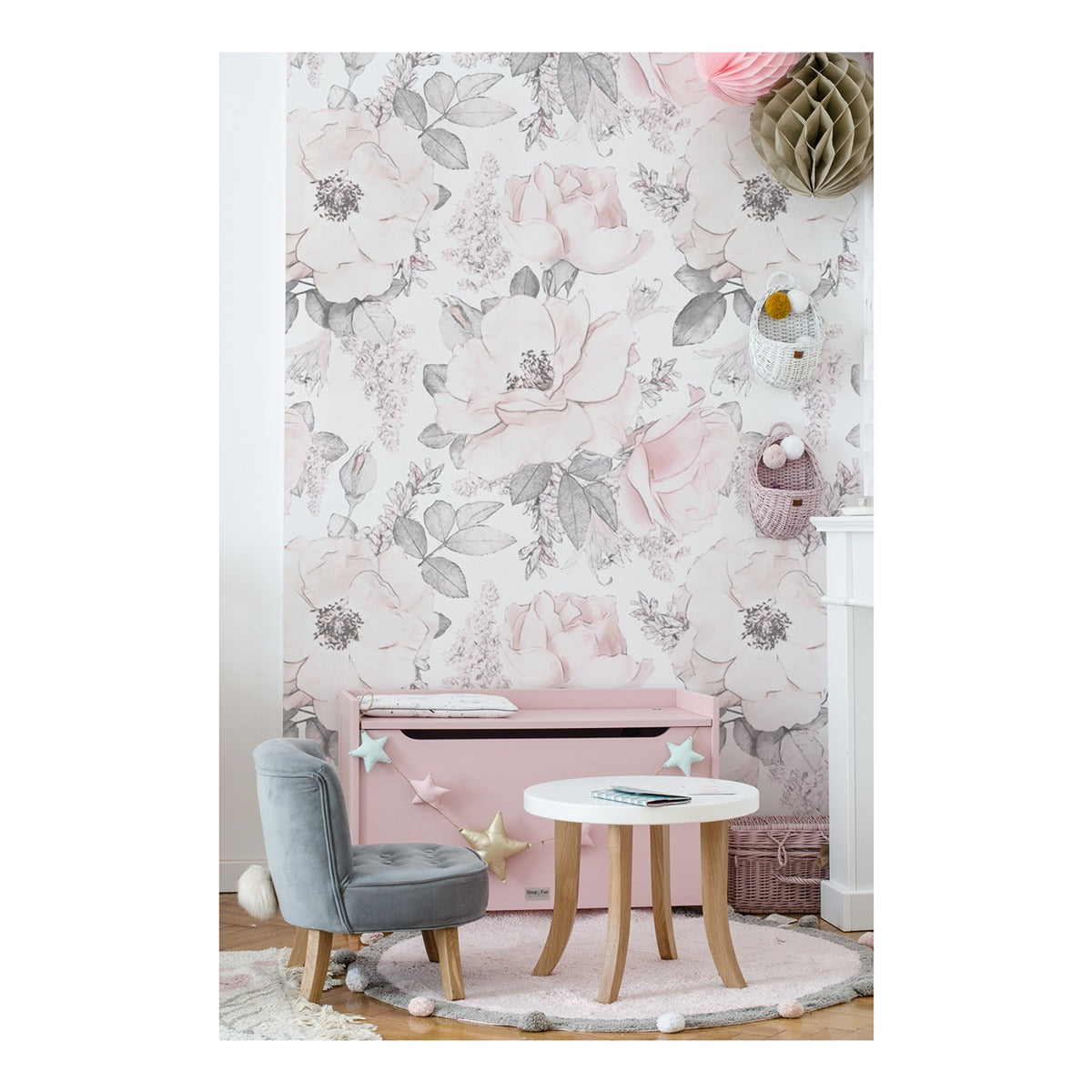 Dekornik Tapete Pink Garden 100x280cm