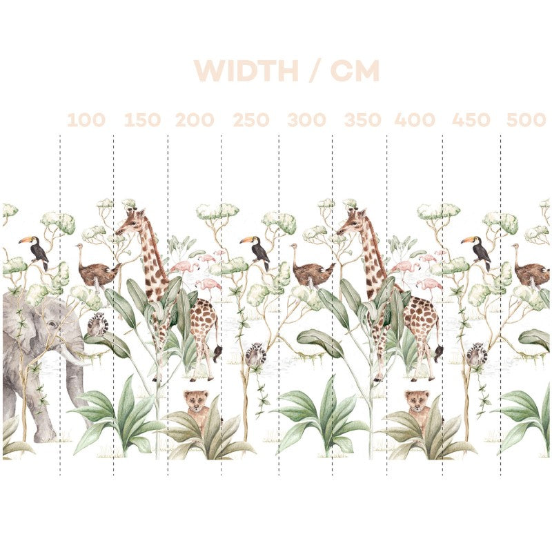 Dekornik Tapetenbild Savanna Adventure ab 200cm bis 400cm Breite