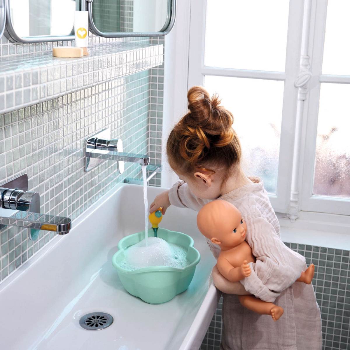 Djeco POMEA Puppen Badewanne