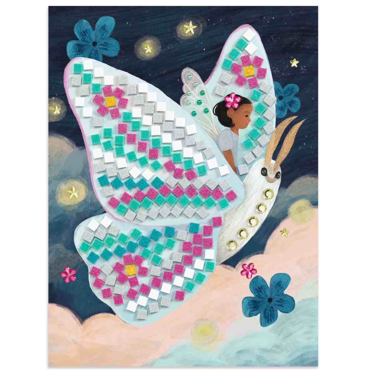 Djeco Mosaik Glitzer "Zauberwelt" Einhorn