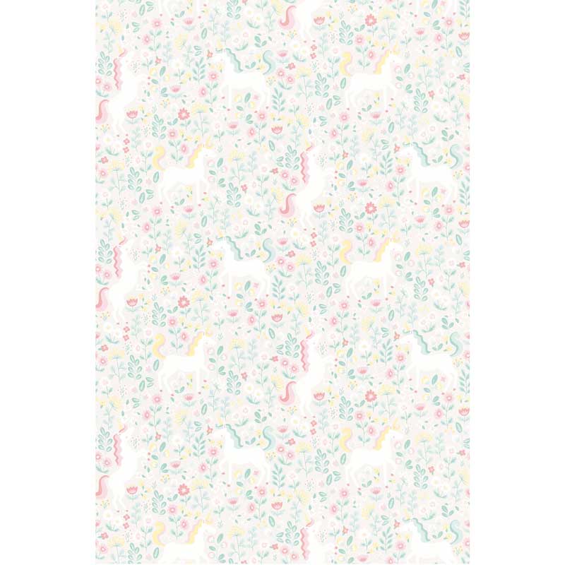 Eijffinger Mini Me Fototapete aus Vlies Einhorn in pastell ca. 186x280cm