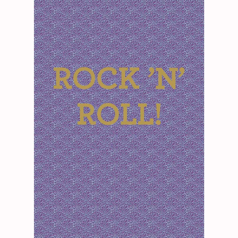 Eijffinger Rice "Everyday Magic two" Tapetenwandbild "Rock N Roll!" Leopard blau