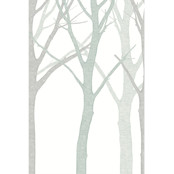 Eijffinger "Wallpower Junior" Wandbild Bäume 2 in creme/grün/grau 280x186cm