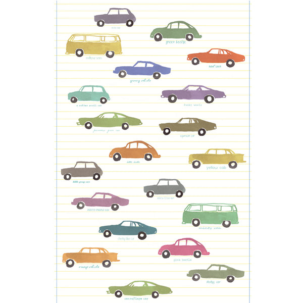 Eijffinger "Wallpower Junior" Wandbild Autos creme/mehrfarbig 280x186cm