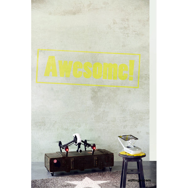 Eijffinger "Wallpower Junior" Wandbild "Awesome" in sand/gelb 280x279cm
