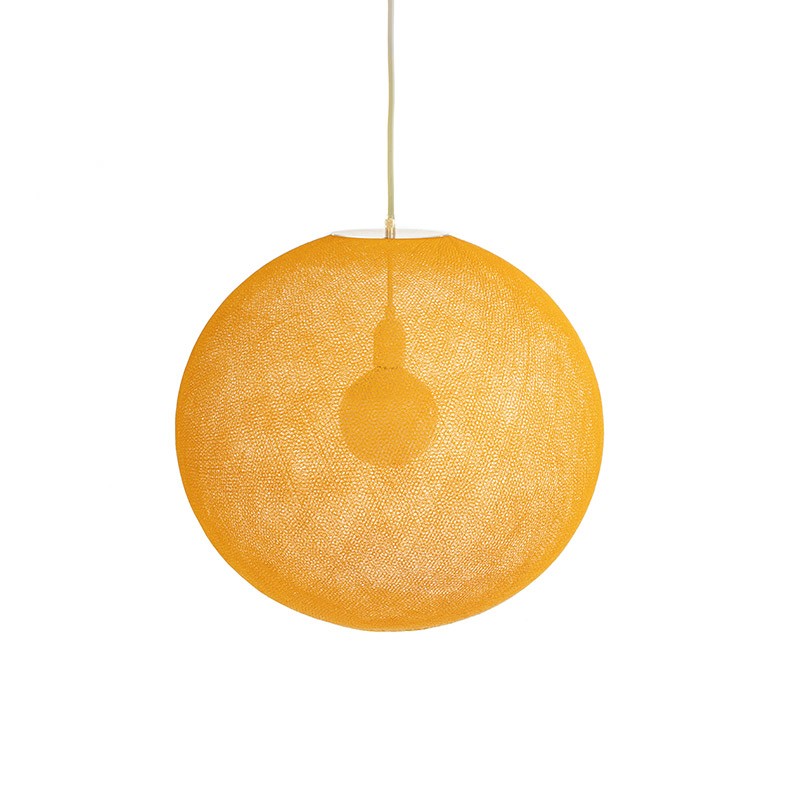 La Case de Cousin Paul einfache Deckenlampe Globus 'Curry' Ø50cm