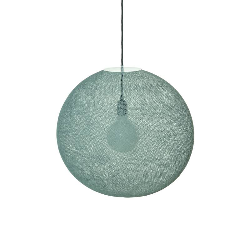 La Case de Cousin Paul einfache Deckenlampe Globus 'Vert de Gris' Ø50cm