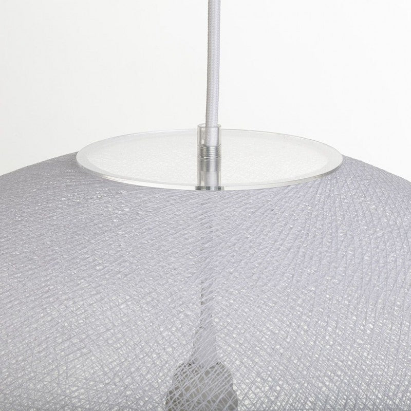 La Case de Cousin Paul einfache Deckenlampe Globus 'Blanc' Ø50cm