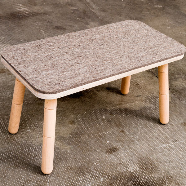 Pure Position Filzauflage für den Hocker des Growing Table 42x42cm