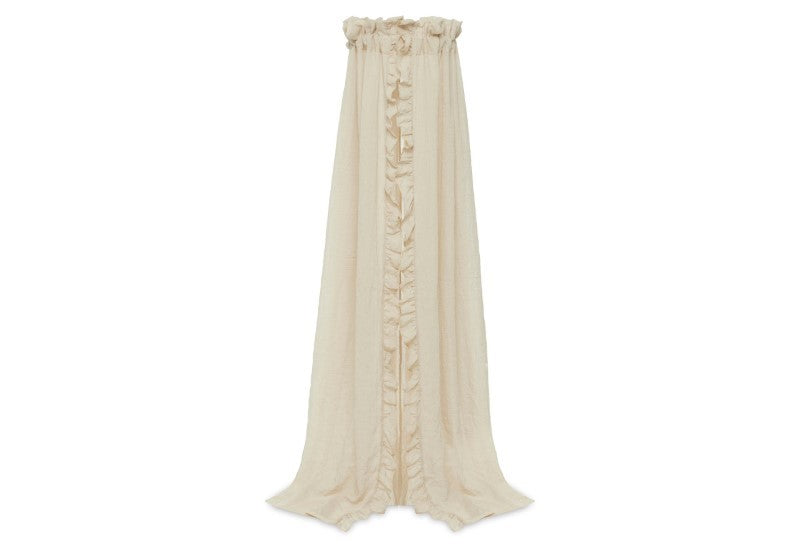 Jollein Betthimmel Vintage Ruffle 155cm in nougat