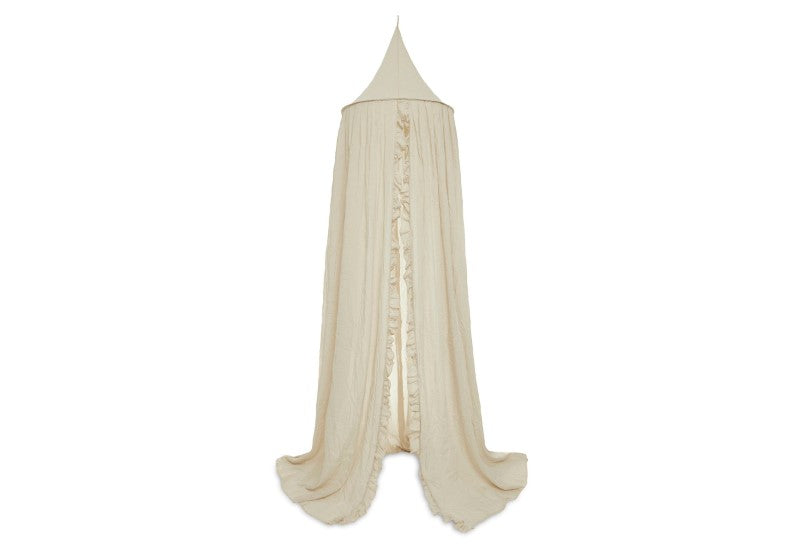 Jollein Betthimmel Vintage Ruffle 245cm in nougat