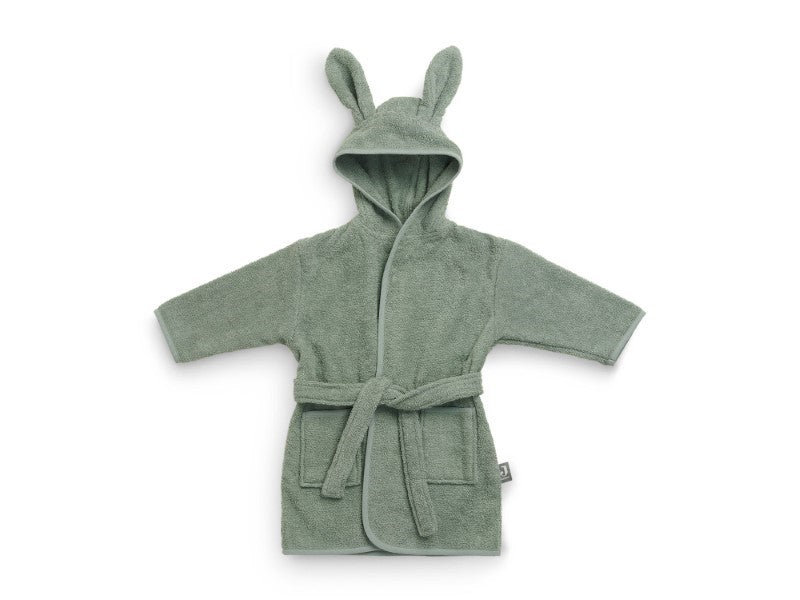 Jollein Bademantel mit Hasenohren 3-4 Jahre in ash green
