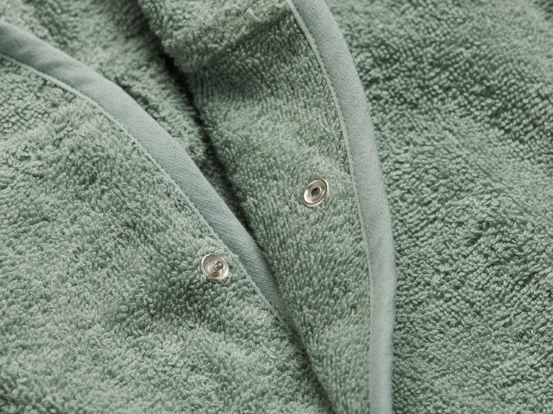 Jollein Bademantel mit Hasenohren 3-4 Jahre in ash green