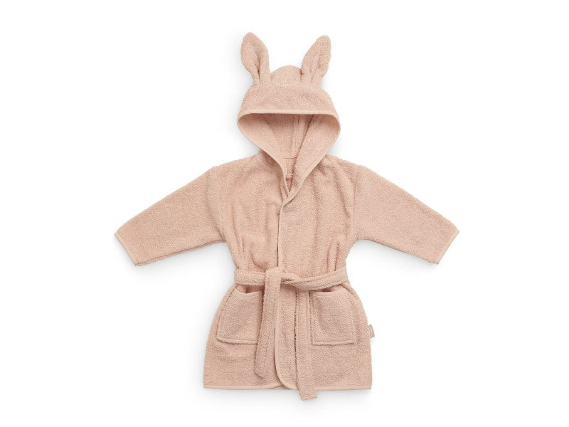 Jollein Bademantel mit Hasenohren 1-2 Jahre in Wild Rose