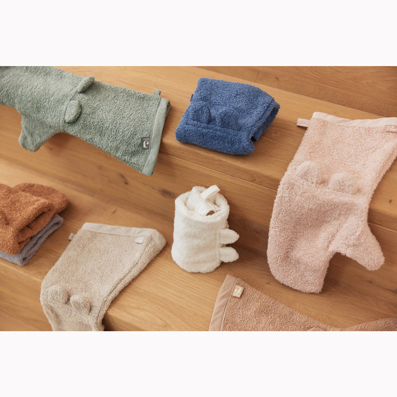 Jollein Waschhandschuh Frottee mit Ohren in ivory