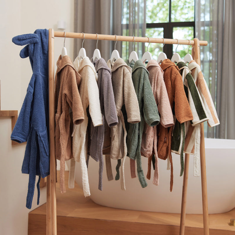 Jollein Bademantel mit Hasenohren 1-2 Jahre in ash green