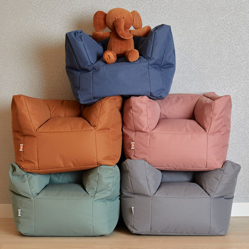 Jollein Kindersessel/Sitzsack in storm grey