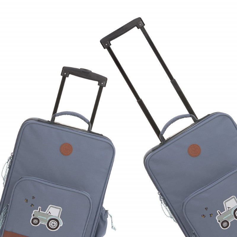 Lässig Kinderkoffer Adventure Traktor in blau