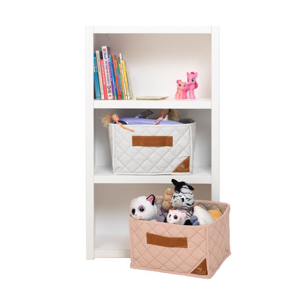 LIFETIME Regalsystem - Regal Höhe 120cm mit 2 Einlegeboden in weiß oder white wash