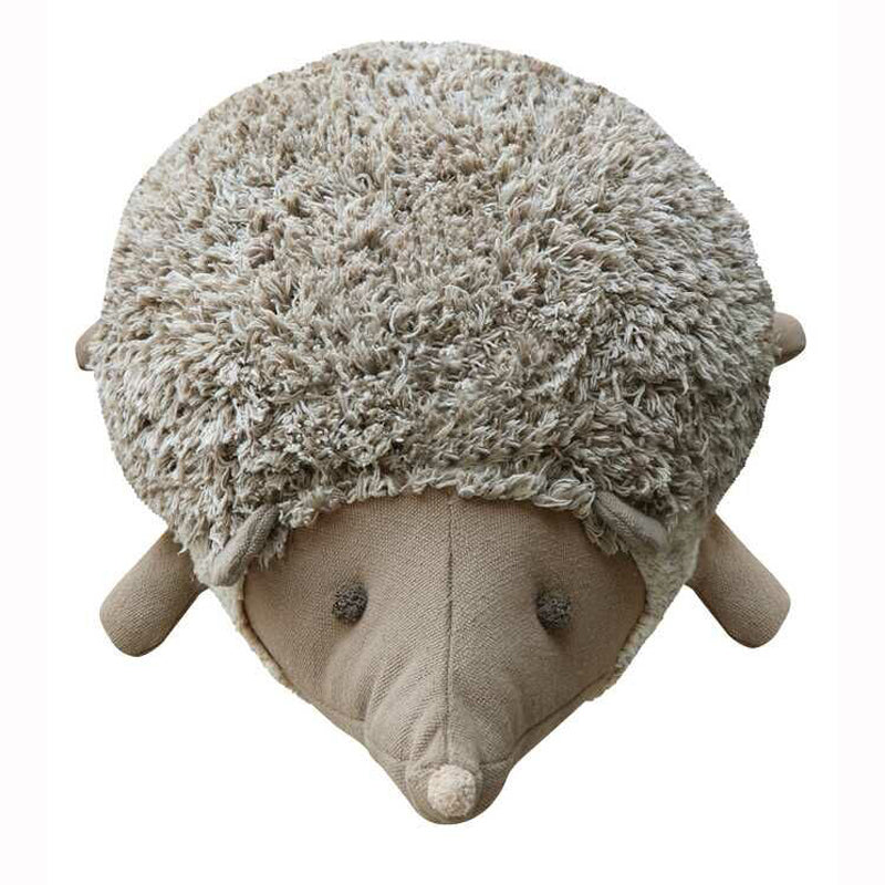 Lorena Canals Bodenkissen "Hedgehog" light brown/natural 50x65cm