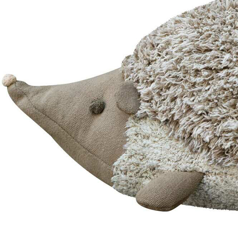 Lorena Canals Bodenkissen "Hedgehog" light brown/natural 50x65cm