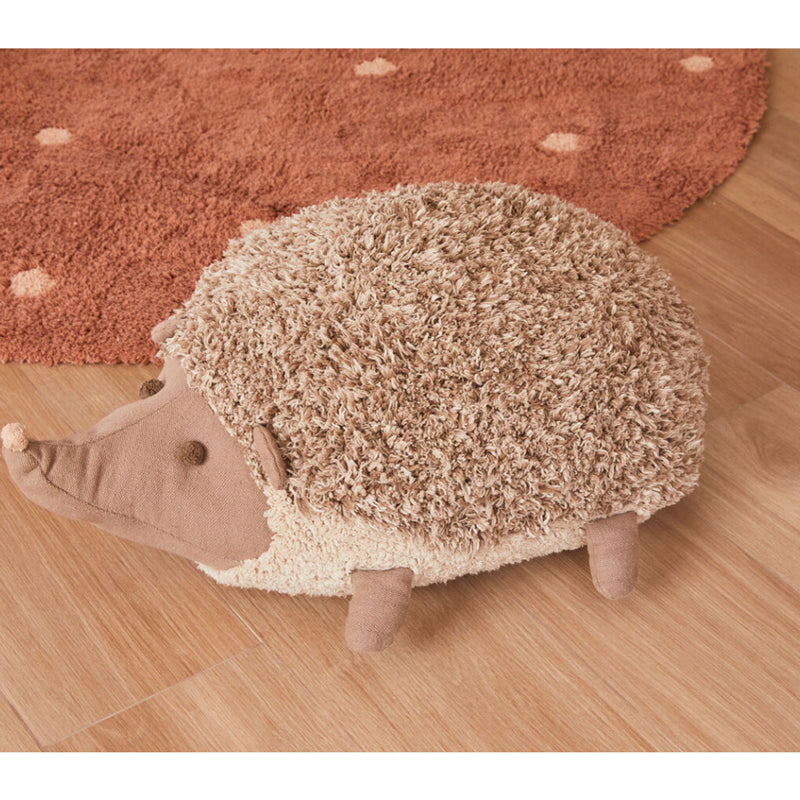 Lorena Canals Bodenkissen "Hedgehog" light brown/natural 50x65cm
