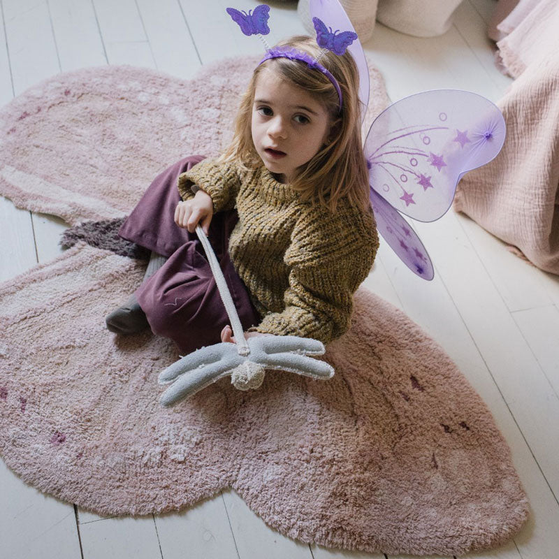 Lorena Canals waschbarer Teppich 'Baby Butterfly' 90x120cm