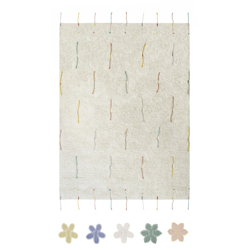 Lorena Canals waschbarer Teppich 'Wildflowers' 120x160cm