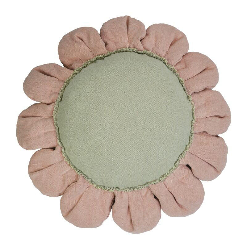Lorena Canals Bodenkissen 'Pink Daisy' Ø70cm