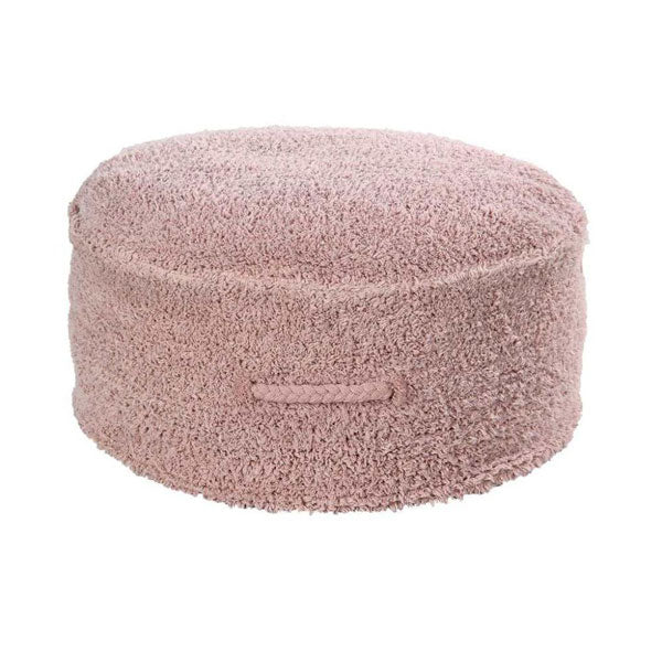 Lorena Canals waschbarer Sitzpouf 'Chill' in vintage nude 50x50x20cm