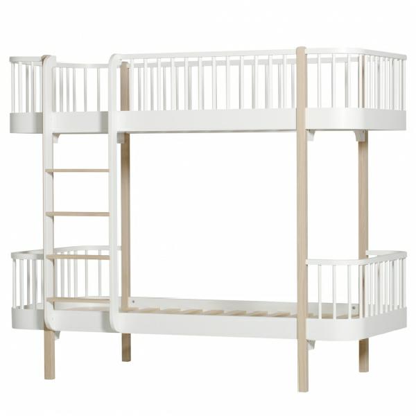 Oliver Furniture Wood Original Etagenbett 90x200cm in Eiche