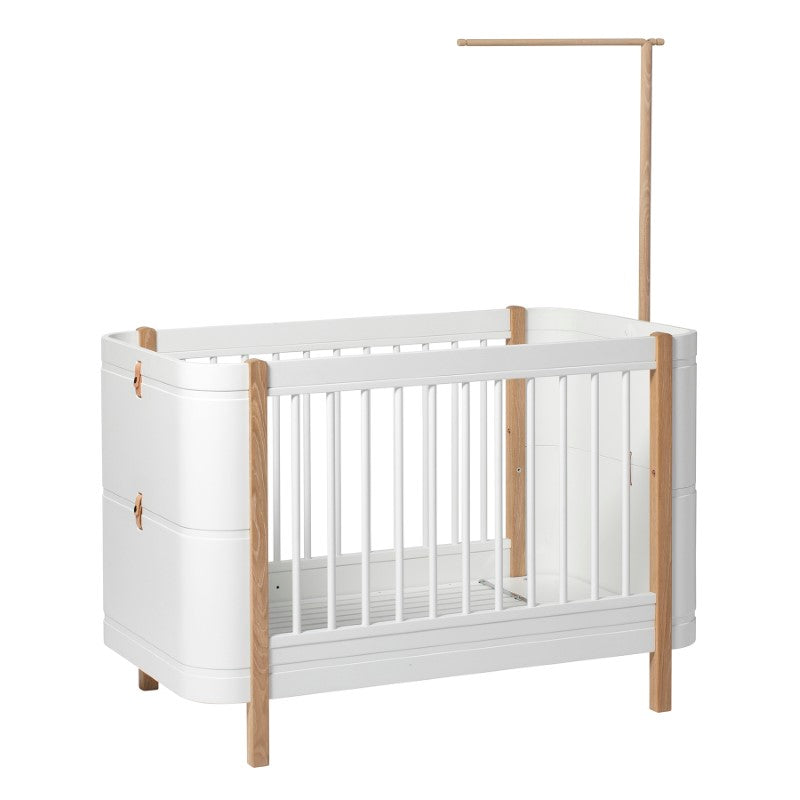 Oliver Furniture Wood Mini+ Vorhangstange in weiß für Babybett