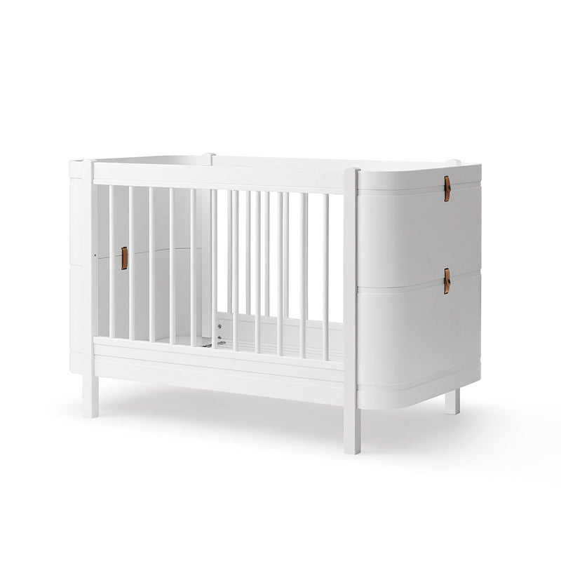 Oliver Furniture Wood Mini+ Babybett exklusive Umbauset Juniorbett 0-9 Jahre weiß