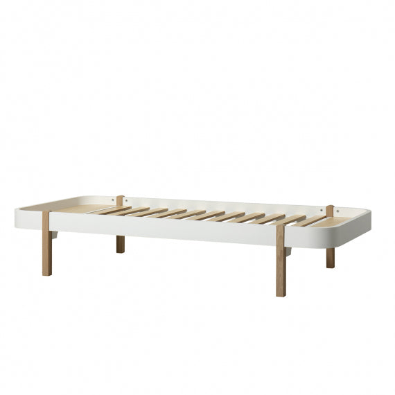 Oliver Furniture Wood Lounger Tagesbett 90x200cm weiß/Eiche