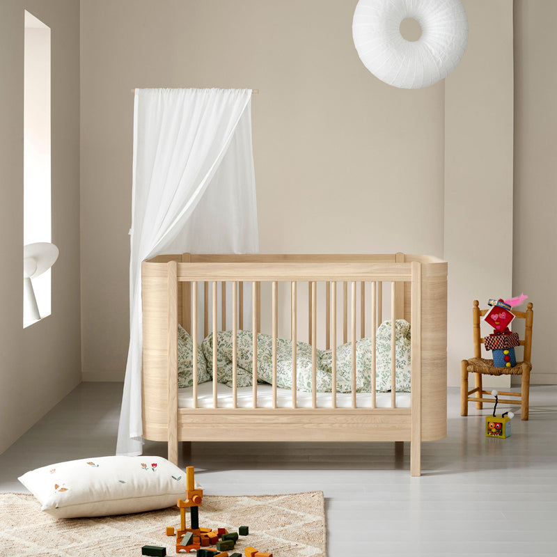 Oliver Furniture Wood Mini+ Babybett inklusive Umbauset Juniorbett 0-9 Jahre eiche