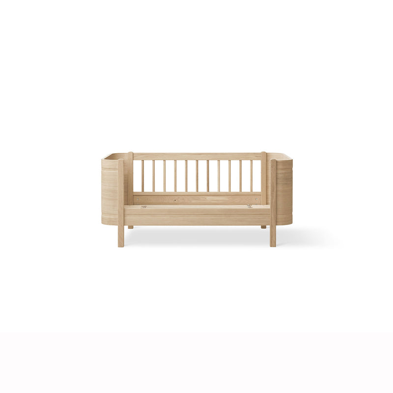 Bett nach Umbau zum Juniorbett