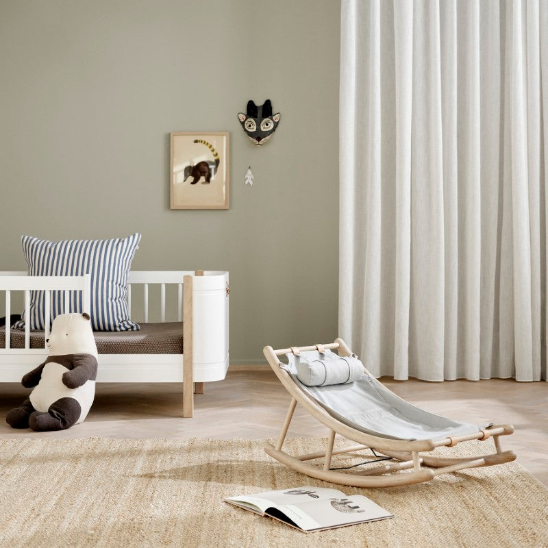 Oliver Furniture Wood extra Kleinkindsitz für Wippe in grau
