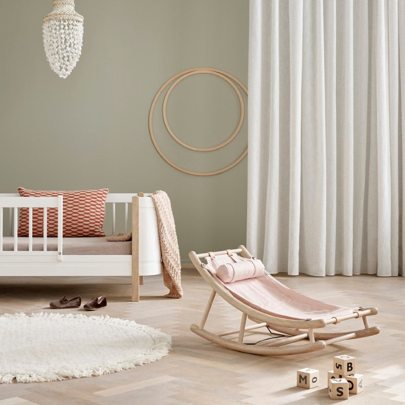 Oliver Furniture Wood extra Kleinkindsitz für Wippe in rose