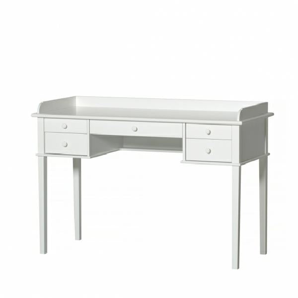 Oliver Furniture Seaside Schreibtisch groß in weiß - 74cm