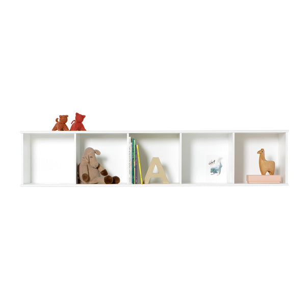 Oliver Furniture Wood Wandregal 5x1 zum Aufhängen