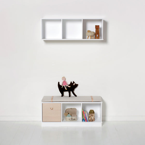 Oliver Furniture Wood Wandregal 3x1 zum Aufhängen