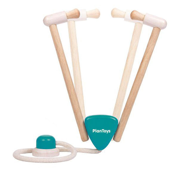 Plantoys Kinderspielzeug Tierarzttasche mit Zubehör 9 tlg. aus Naturholz und Stoff