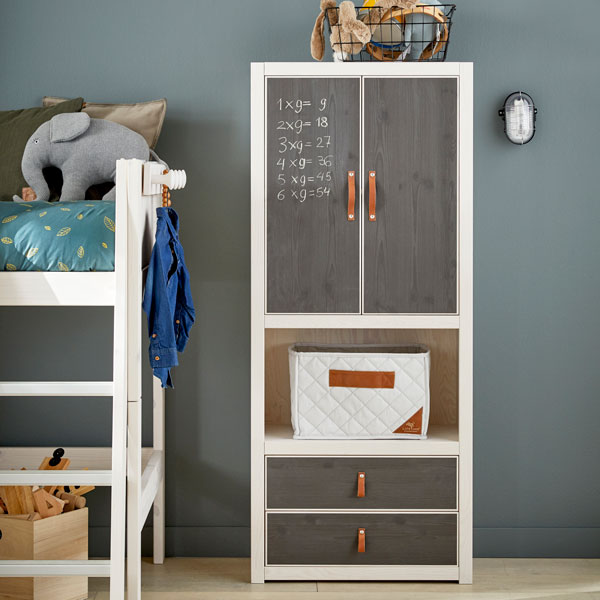 LIFETIME Regalsystem - Regal 1 Fach in weiß oder white wash